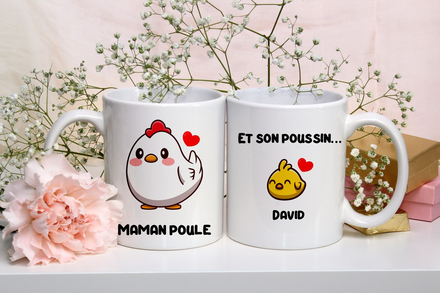 Tasse personnalisée Maman Poule
