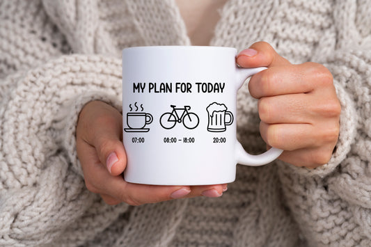 Tasse personnalisée My Plan For Today