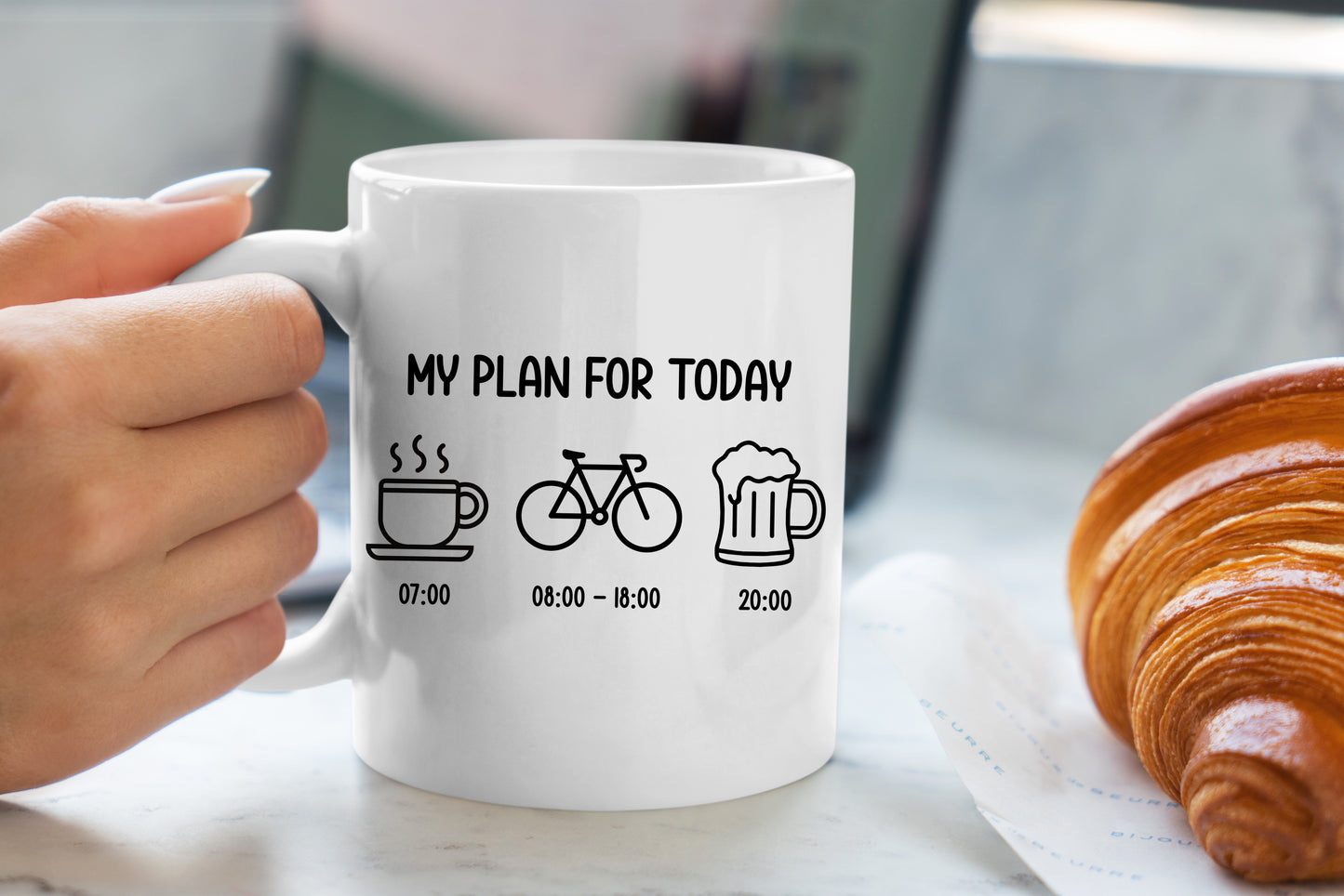 Tasse personnalisée My Plan For Today