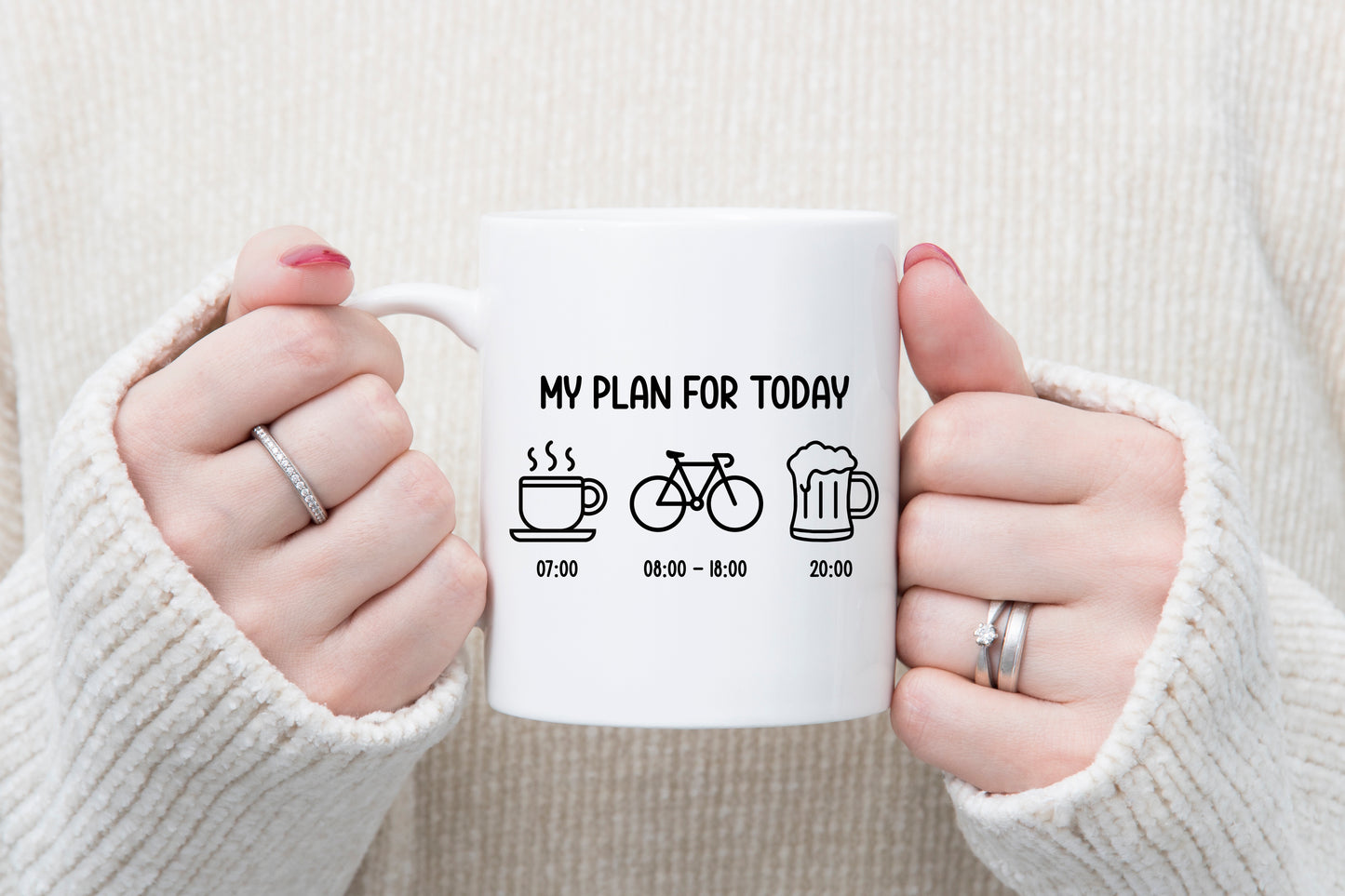 Tasse personnalisée My Plan For Today