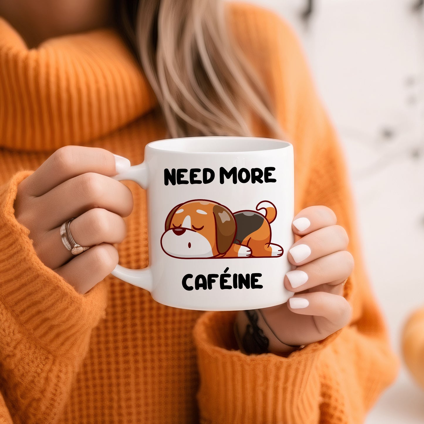 Tasse personnalisée Need More Cafeine