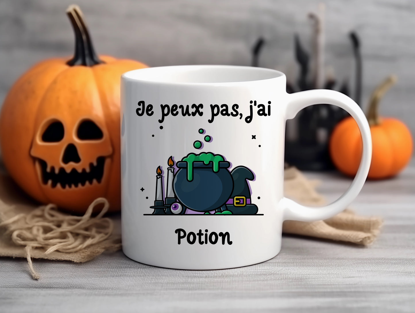 Tasse personnalisée Je Peux Pas J'ai Potion