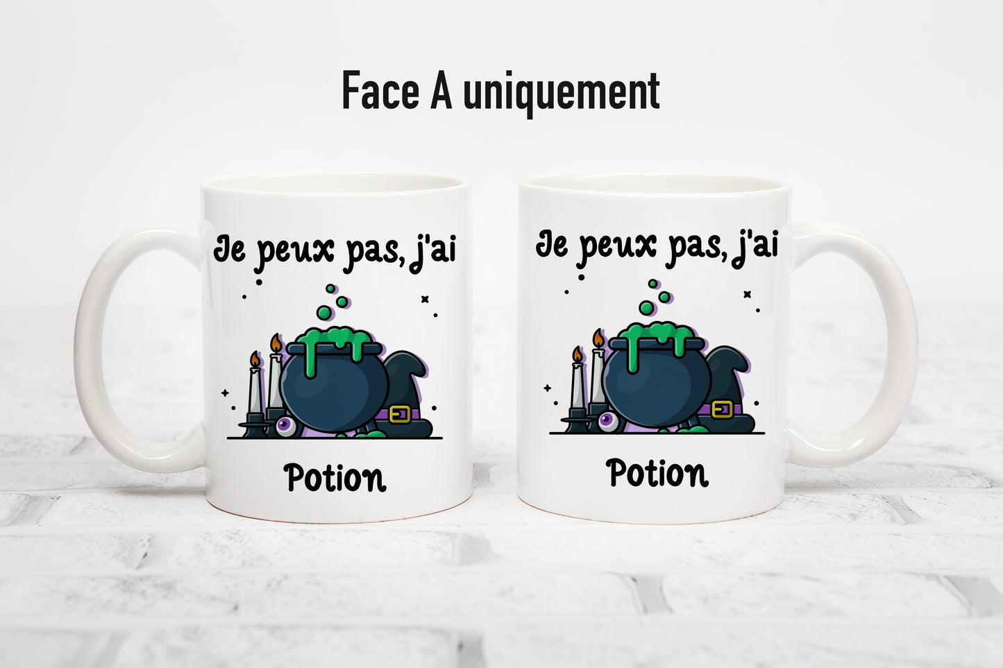 Tasse personnalisée Je Peux Pas J'ai Potion