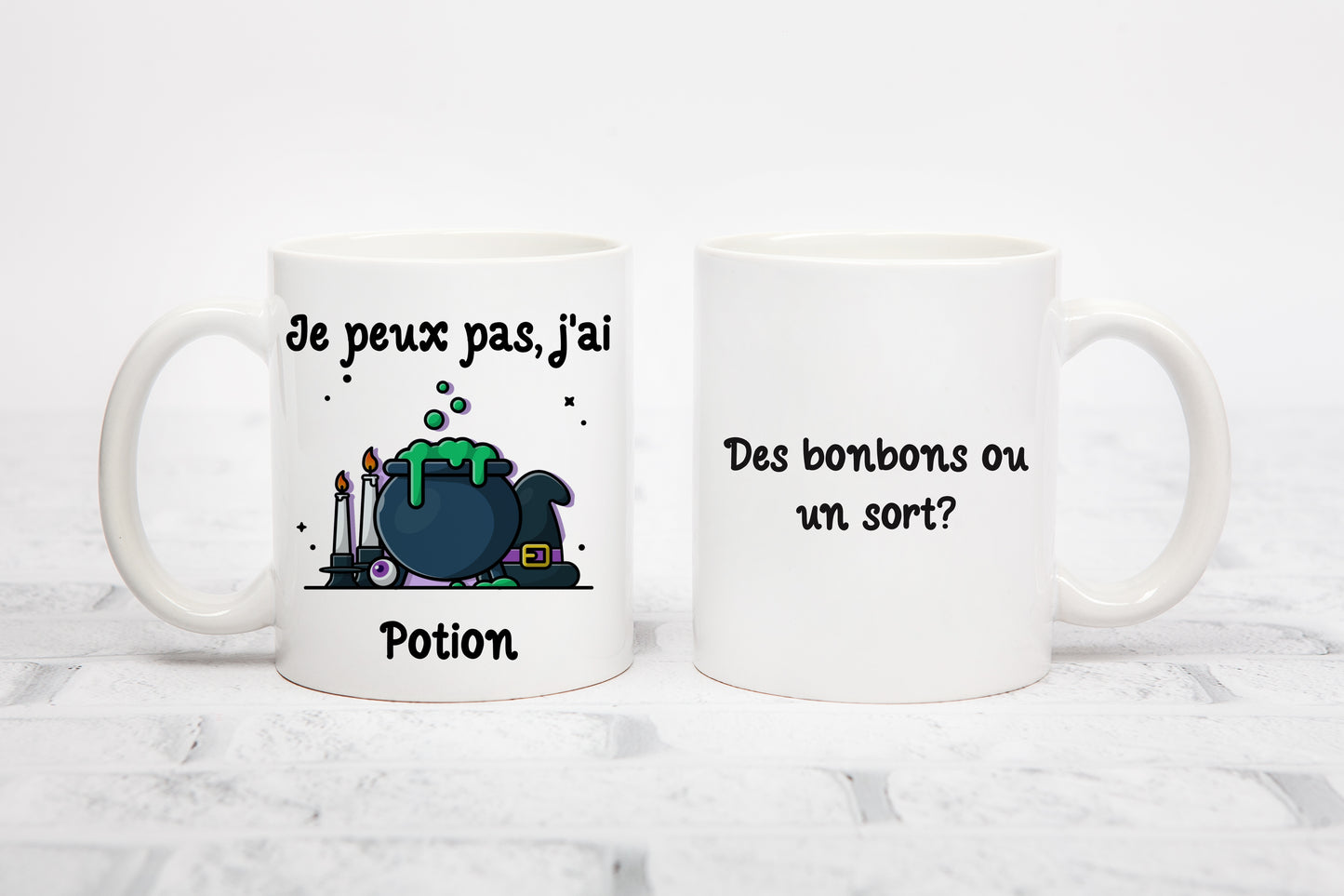 Tasse personnalisée Je Peux Pas J'ai Potion