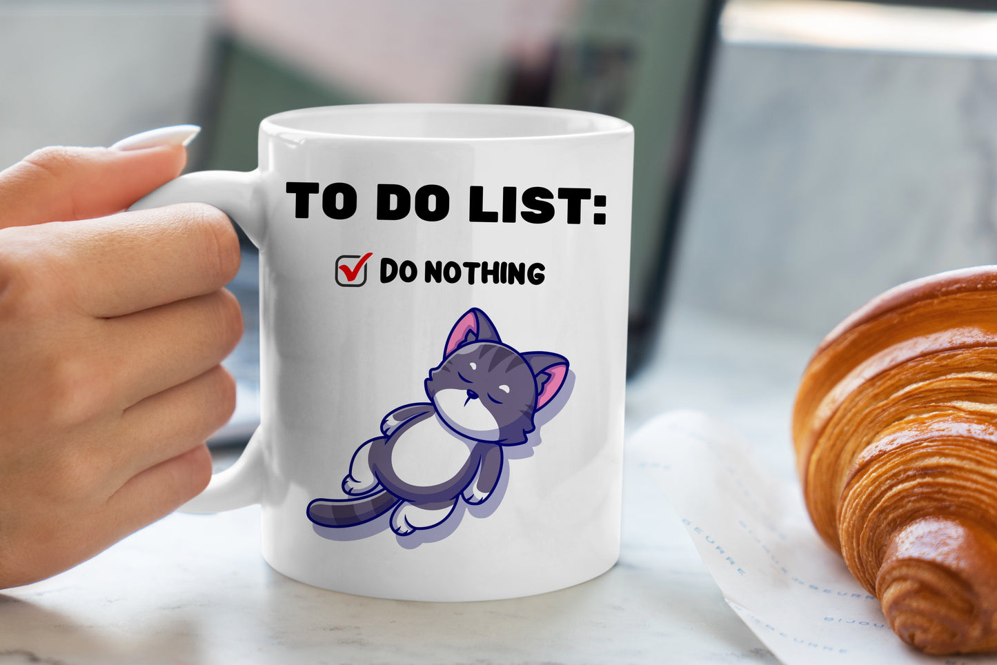 Tasse personnalisée To Do List Chat
