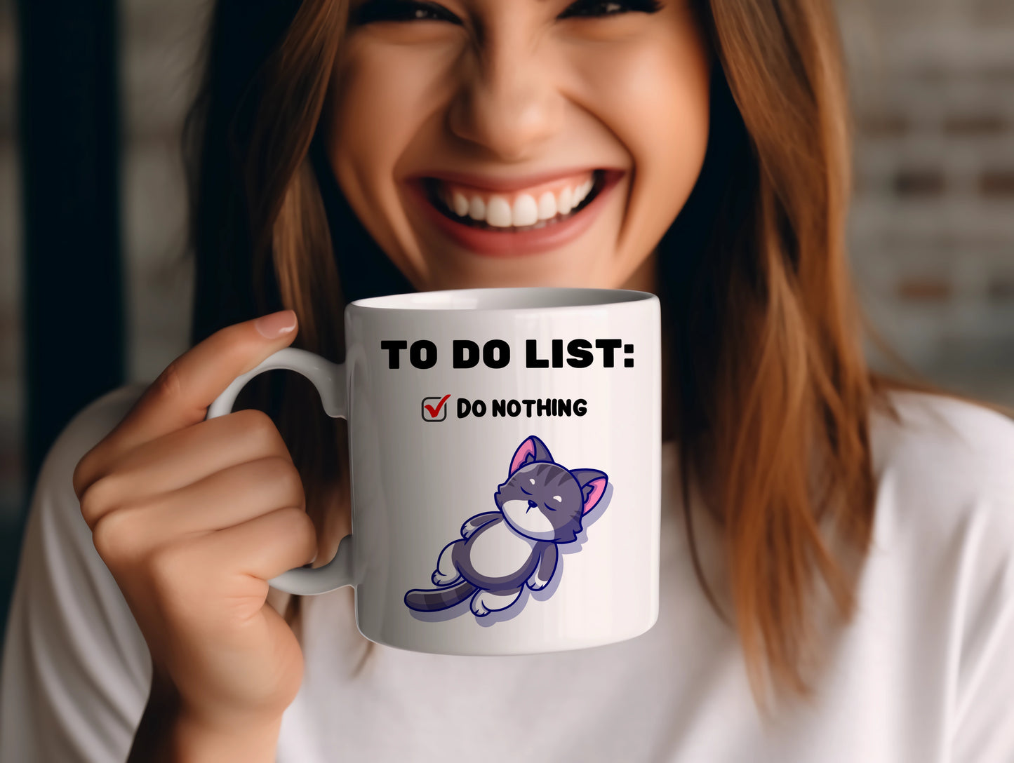 Tasse personnalisée To Do List Chat