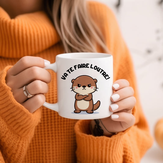 Tasse personnalisée Va Te Faire Loutre