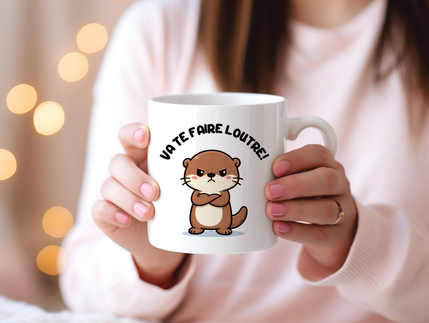 Tasse personnalisée Va Te Faire Loutre