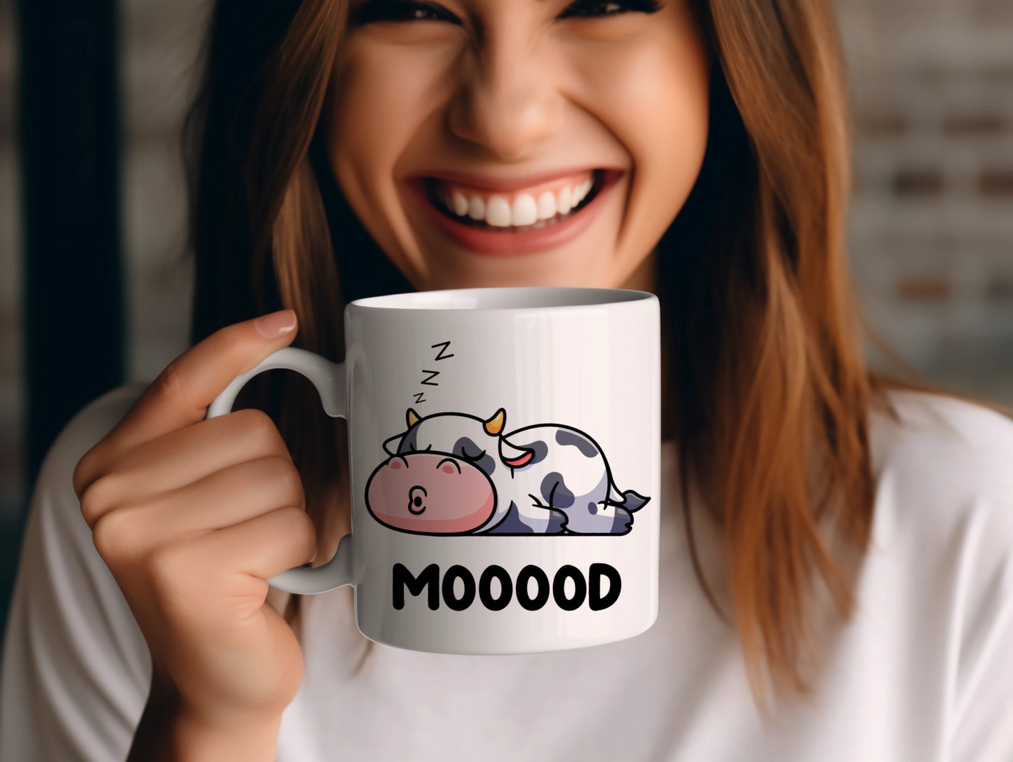 Tasse personnalisée Vache Moooood