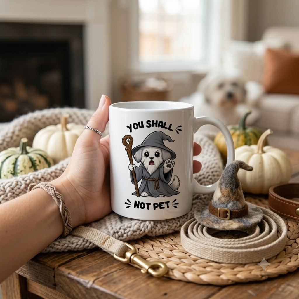 Tasse personnalisée You Shall Not Pet - Chien