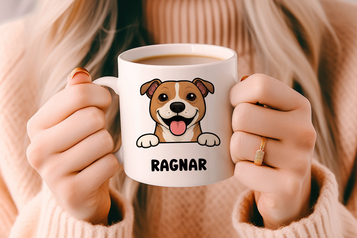 Tasse personnalisée avec prénom du chien