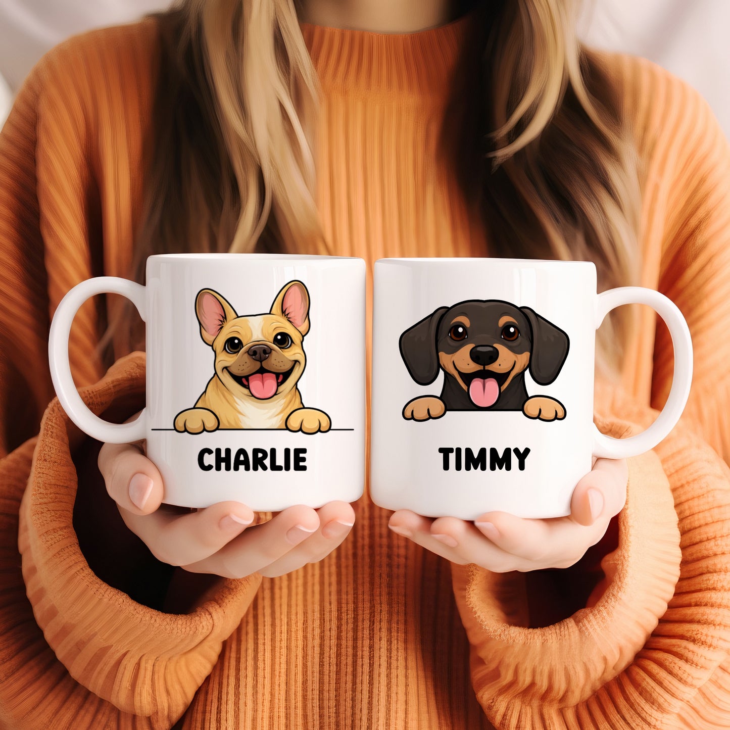 Tasse personnalisée avec prénom du chien