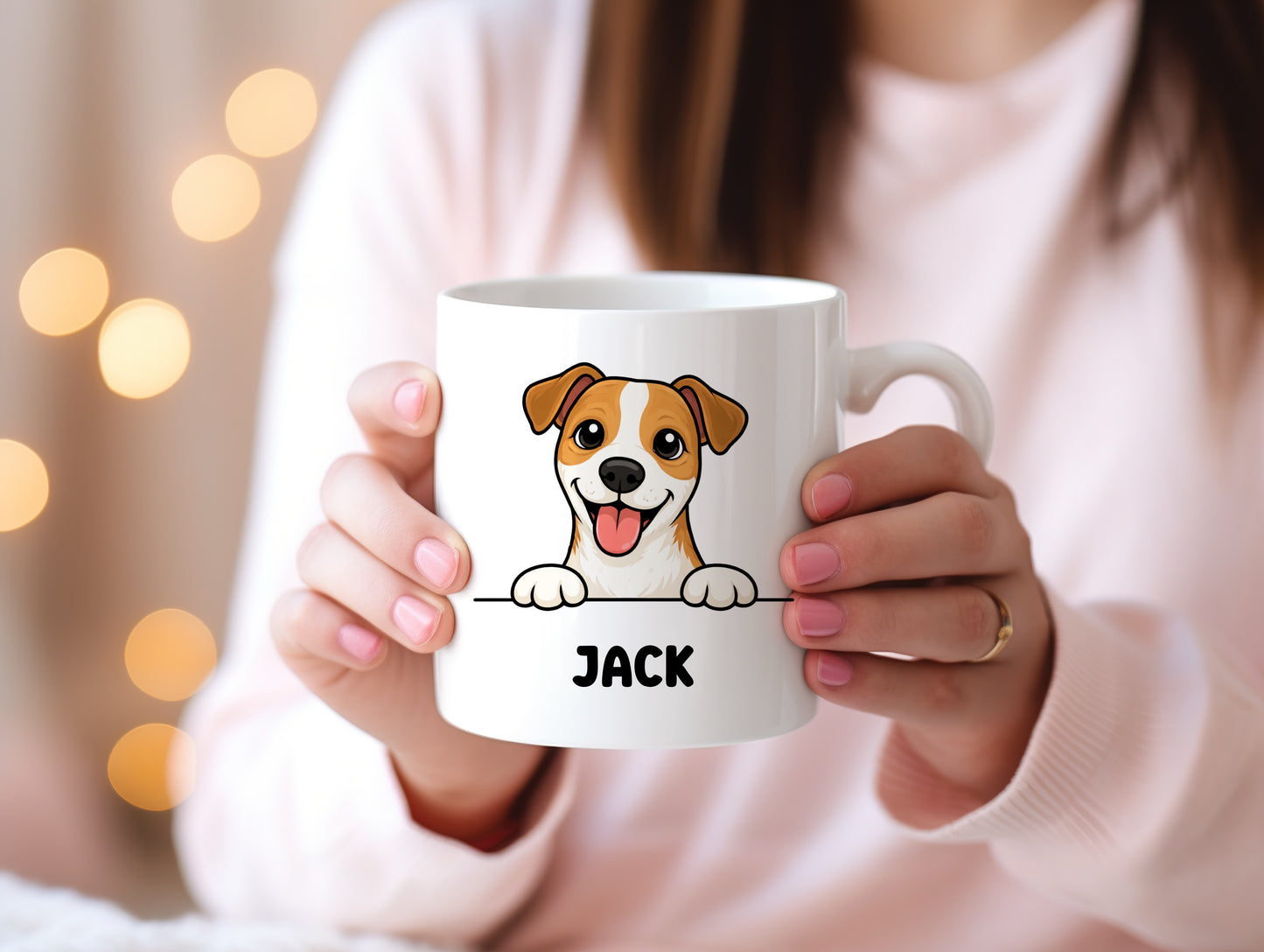 Tasse personnalisée avec prénom du chien