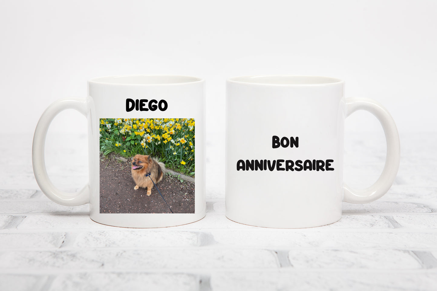 Mug photo avec texte