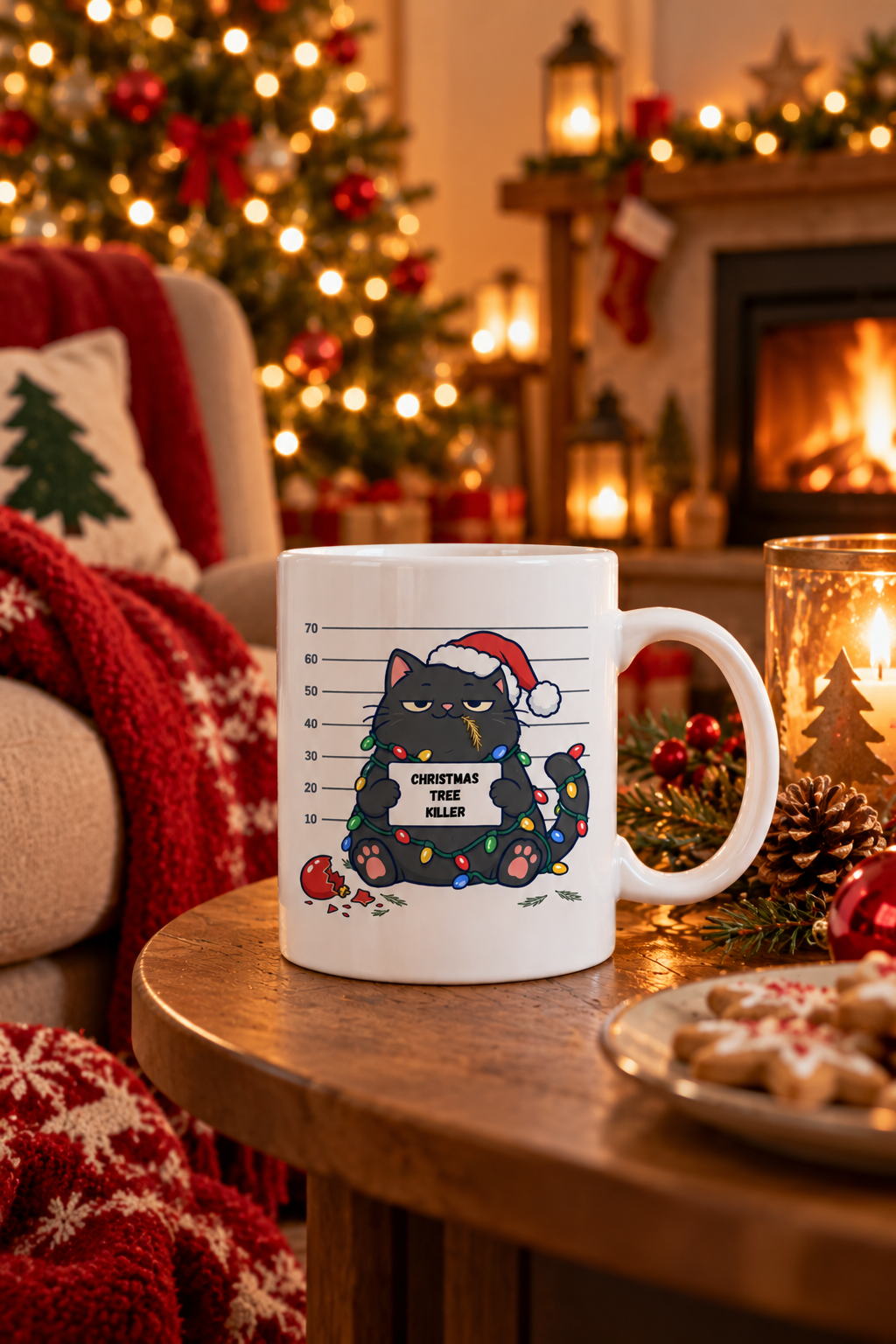 Tasse personnalisée Christmas Tree Killer