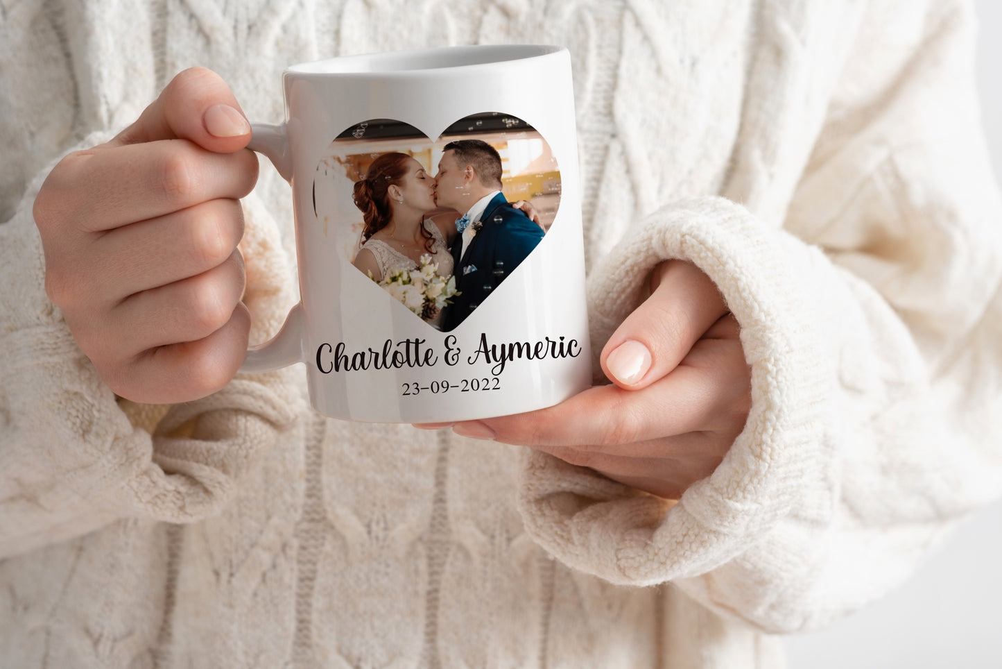 Mug photo de mariage