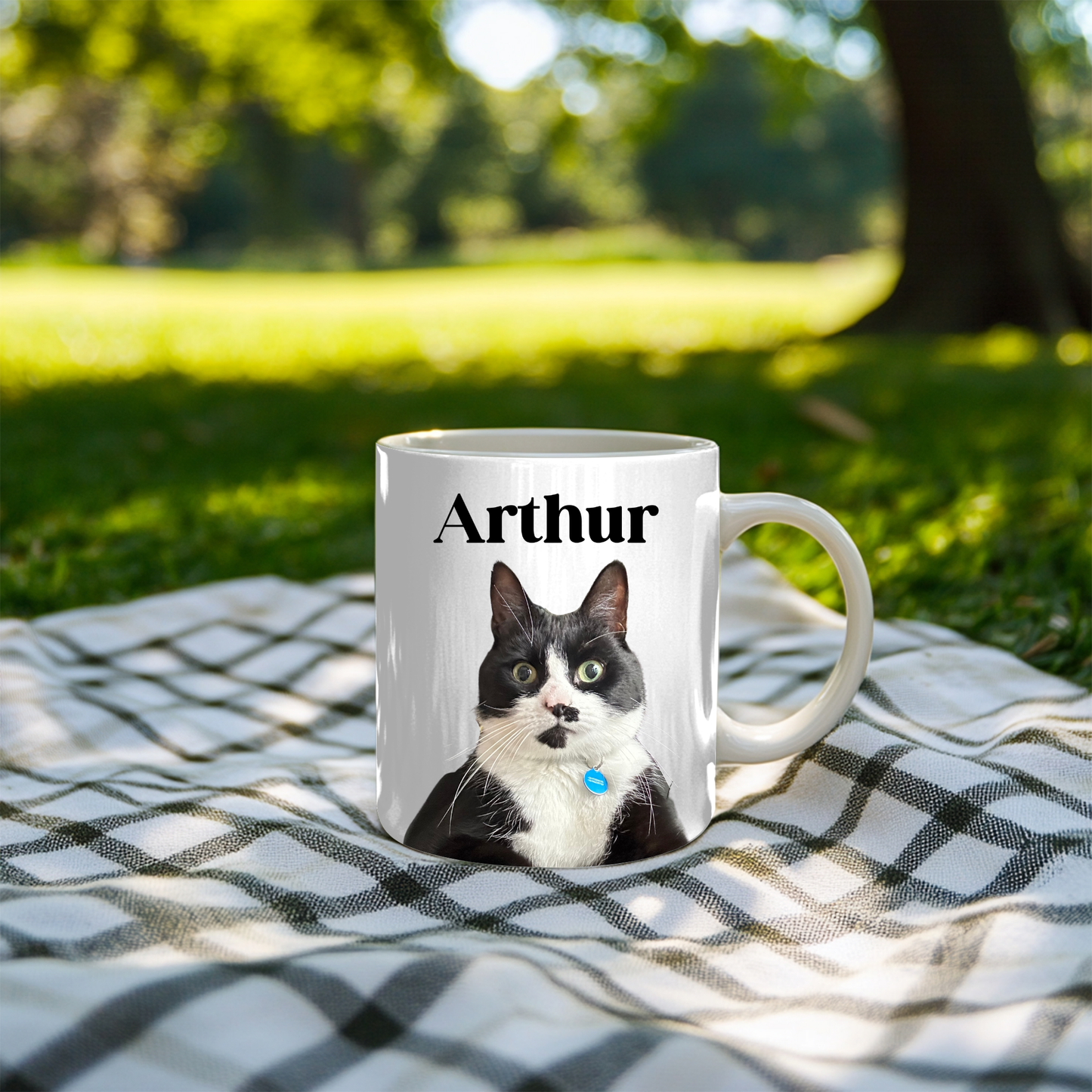 Tasse personnalisée portrait animal