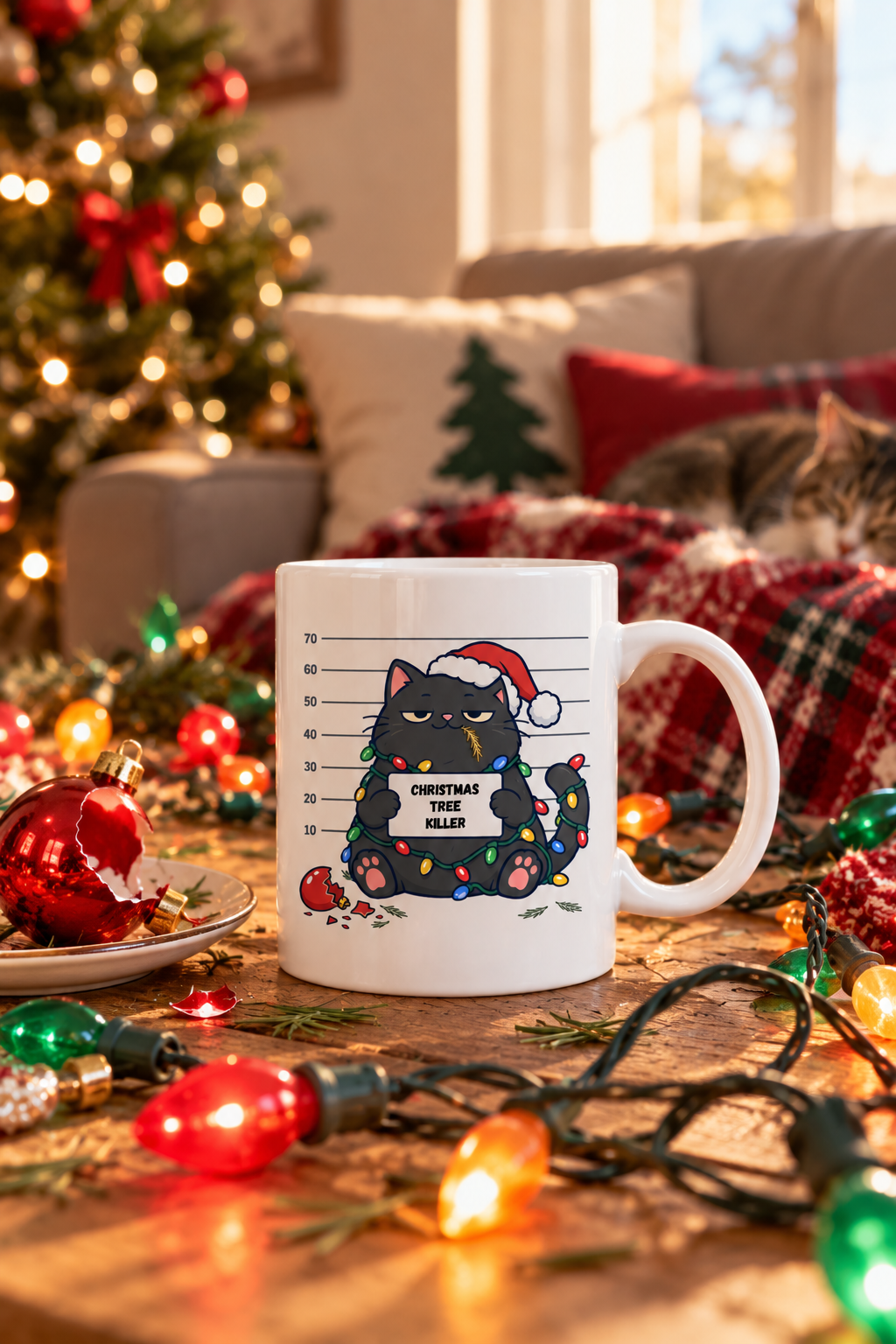Tasse personnalisée Christmas Tree Killer
