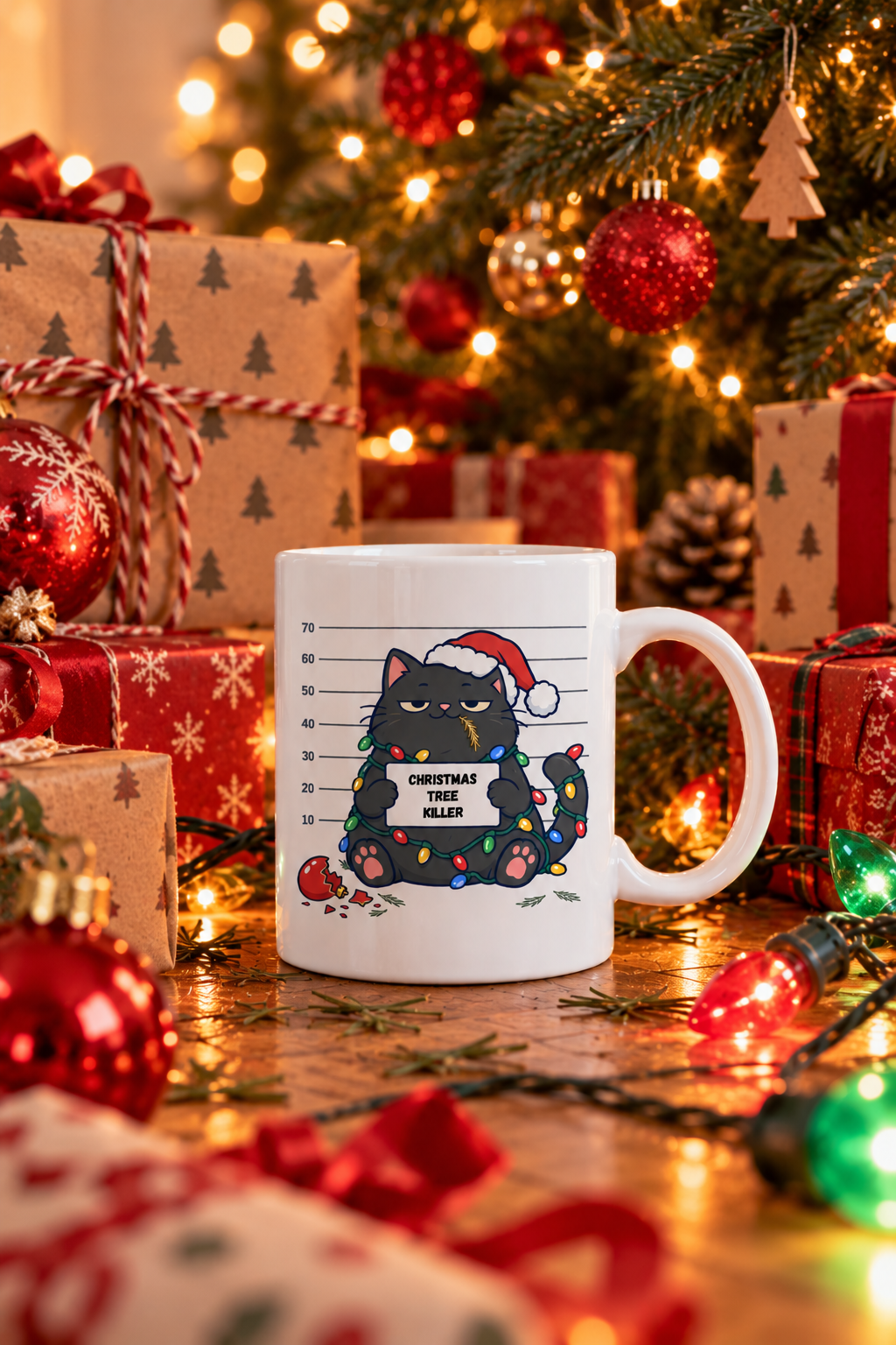Tasse personnalisée Christmas Tree Killer