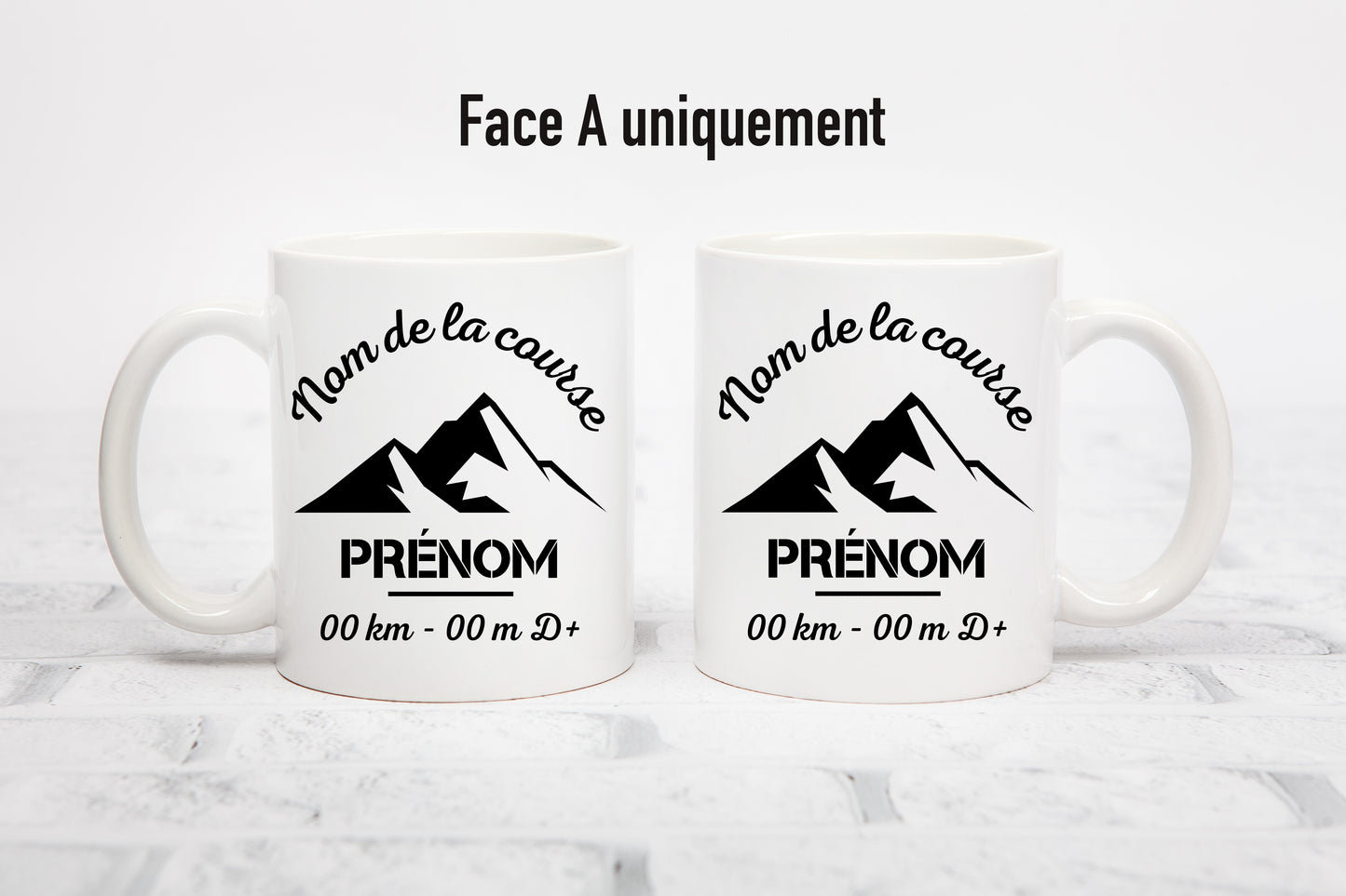 Tasse personnalisée Course Trail