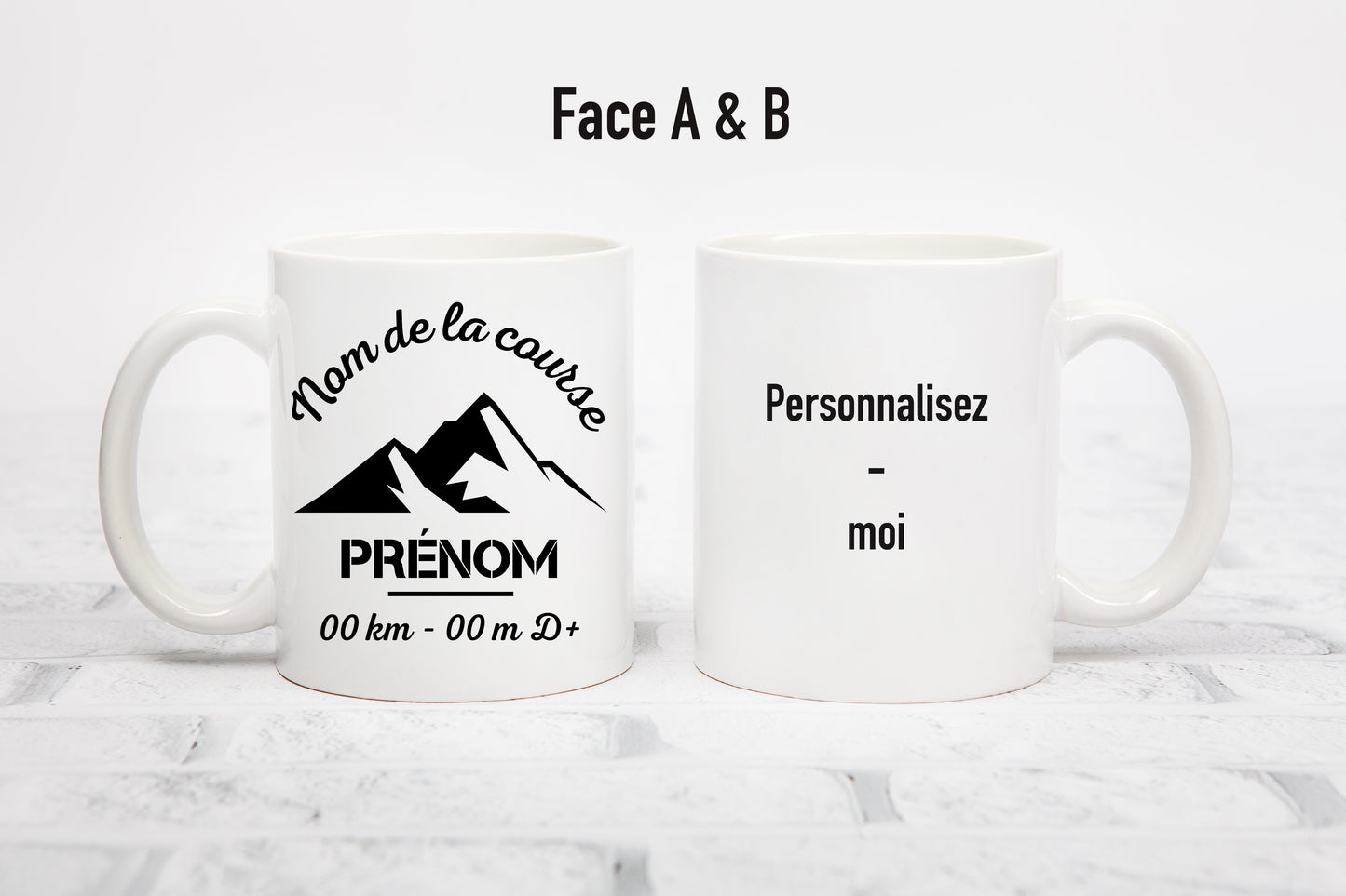Tasse personnalisée Course Trail
