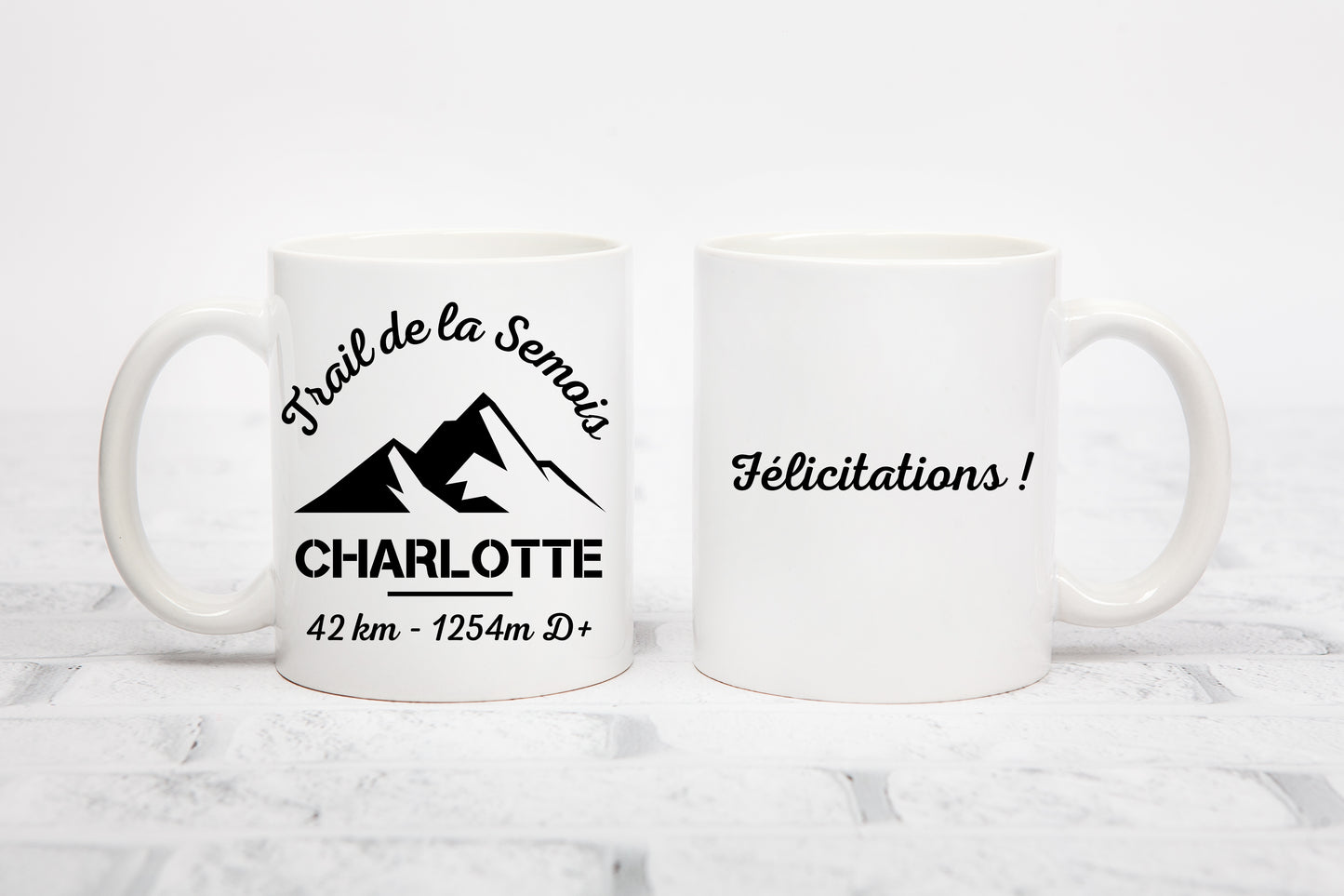 Tasse personnalisée Course Trail