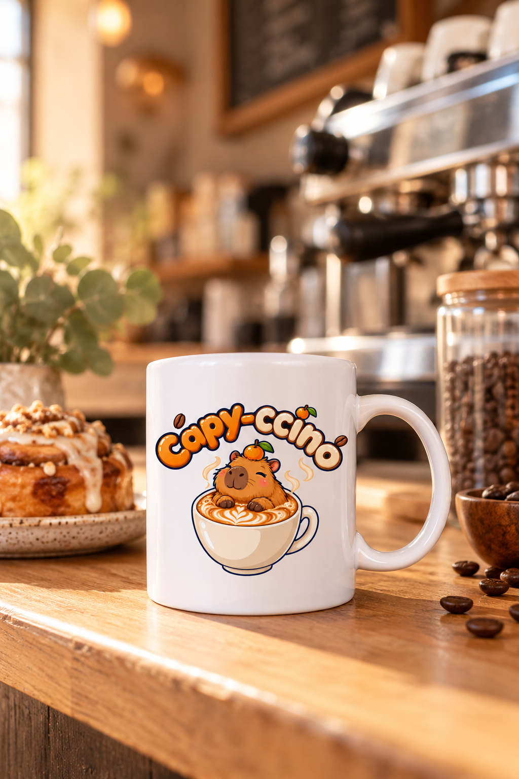 Tasse personnalisée Capy-ccino – Capybara zen