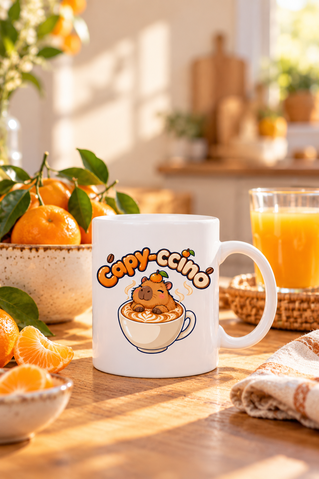 Tasse personnalisée Capy-ccino – Capybara zen