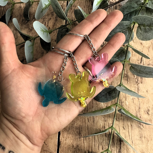 Porte-clés Mini Tortue Résine  — Idée Cadeau