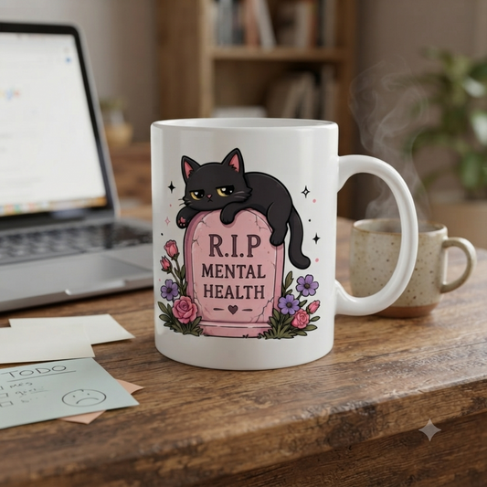 Tasse personnalisée R.I.P Mental Health