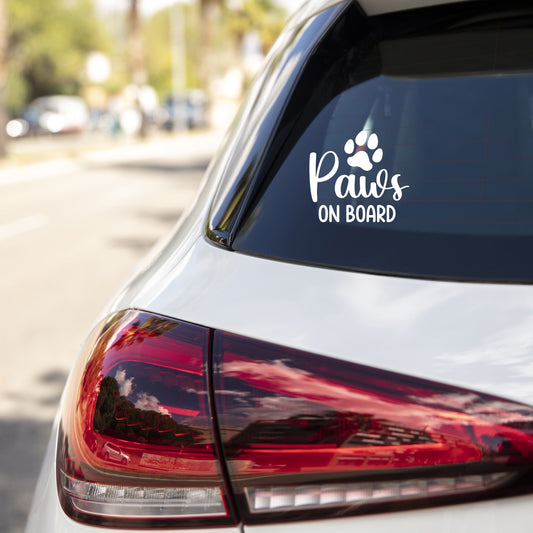 Sticker Paws on Board