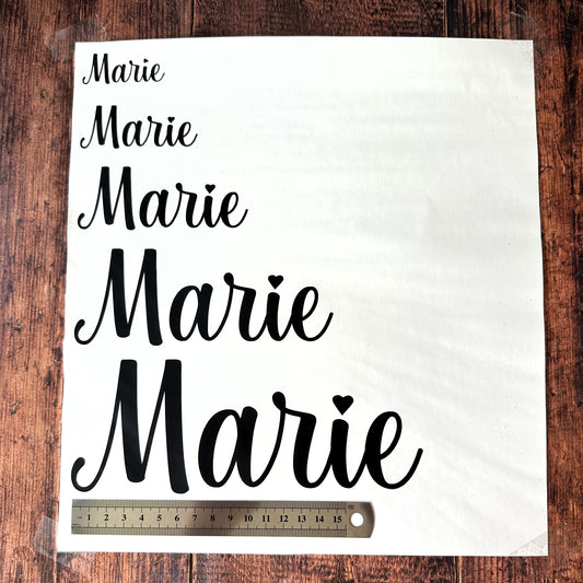 Sticker prénom personnalisé