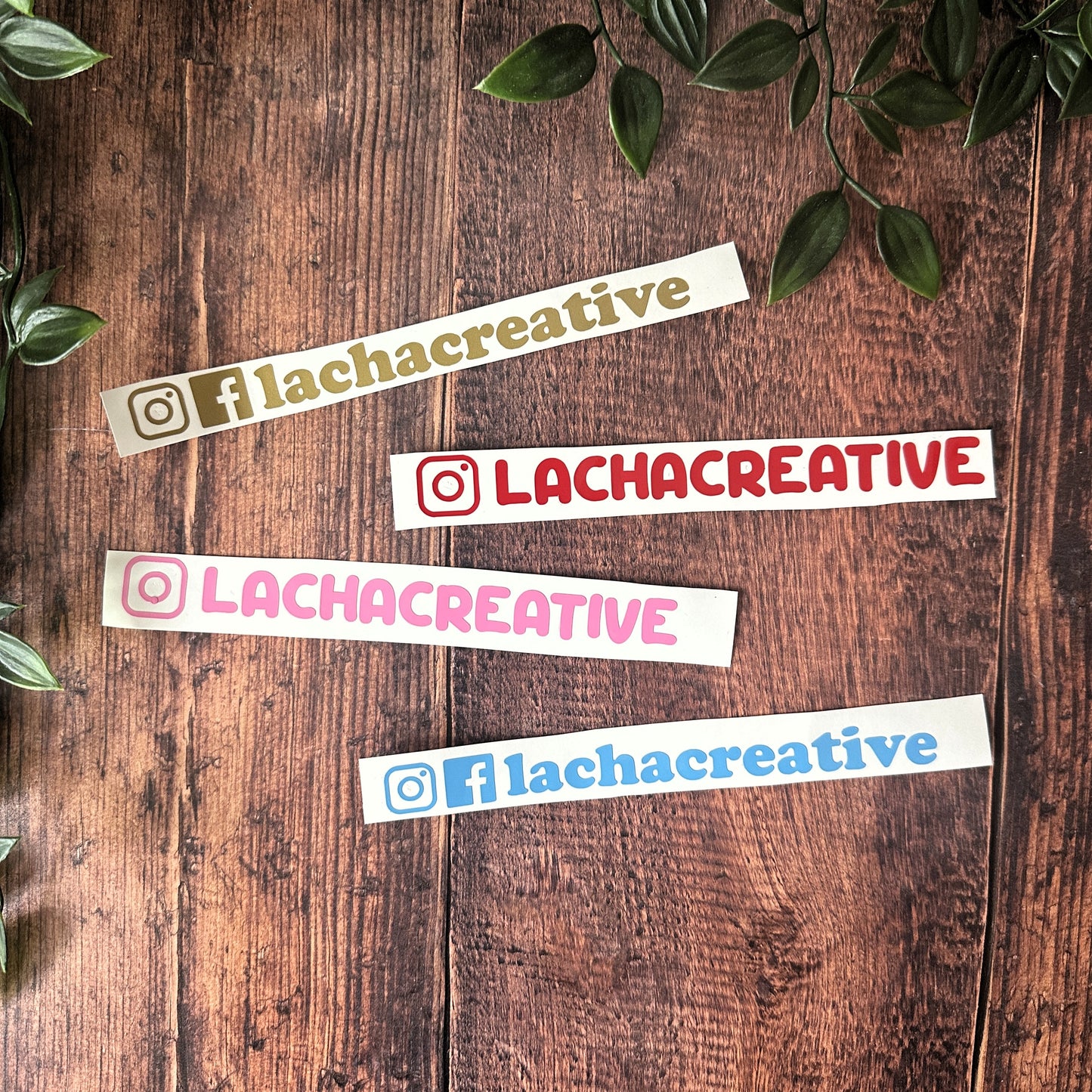Sticker instagram personnalisé, Autocollant vinyle compte facebook