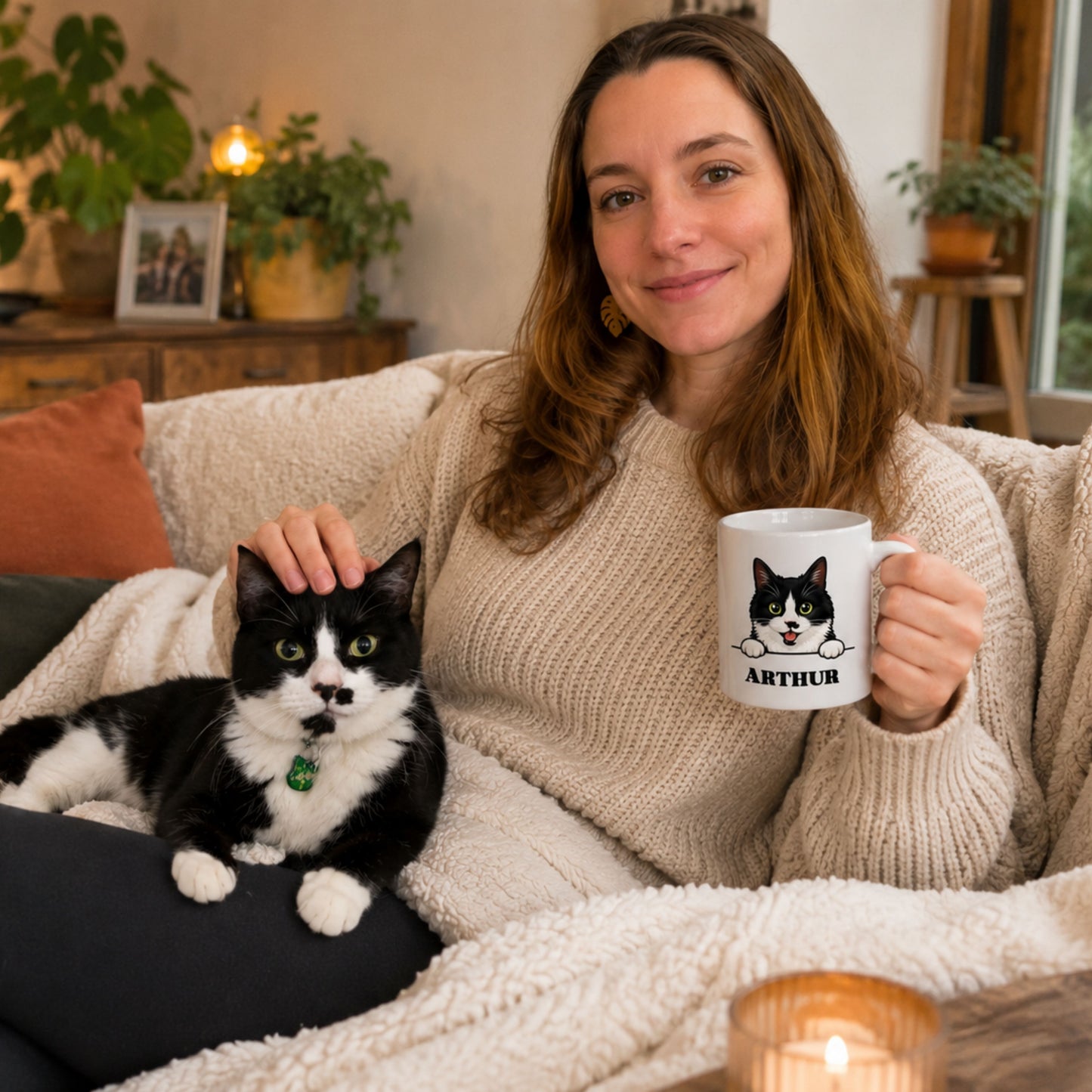 Tasse personnalisée Animal Cartoon