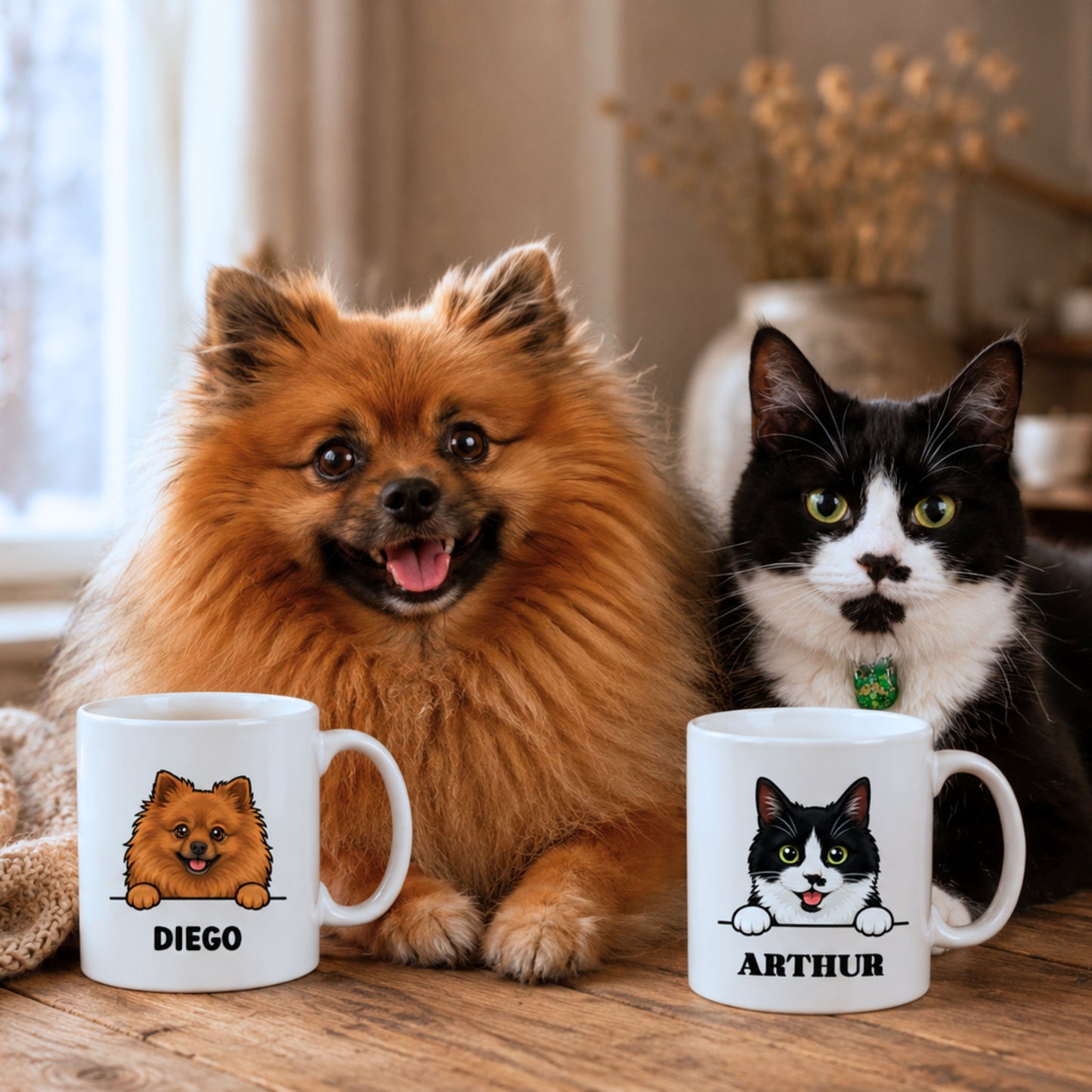 Tasse personnalisée Animal Cartoon