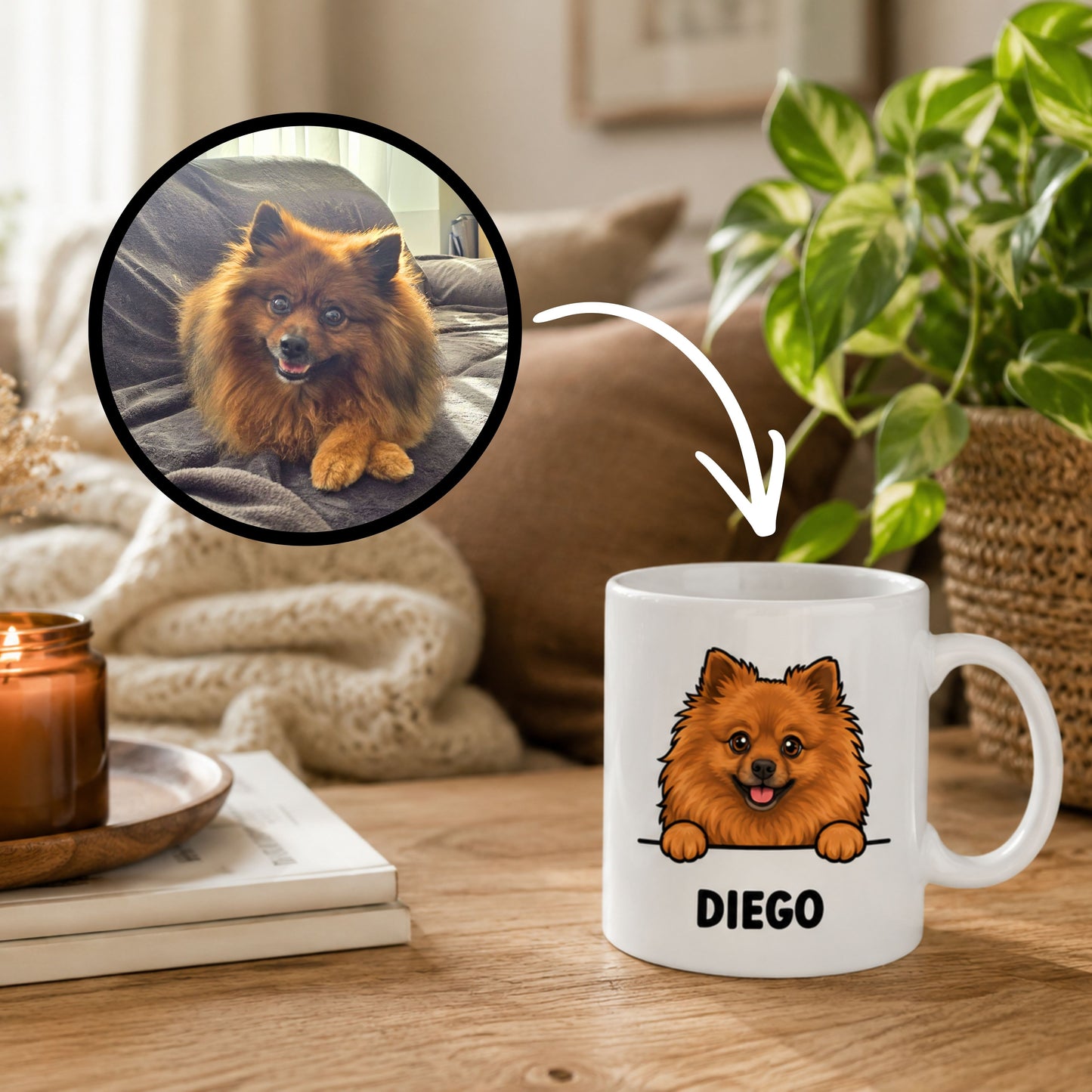 Tasse personnalisée Animal Cartoon