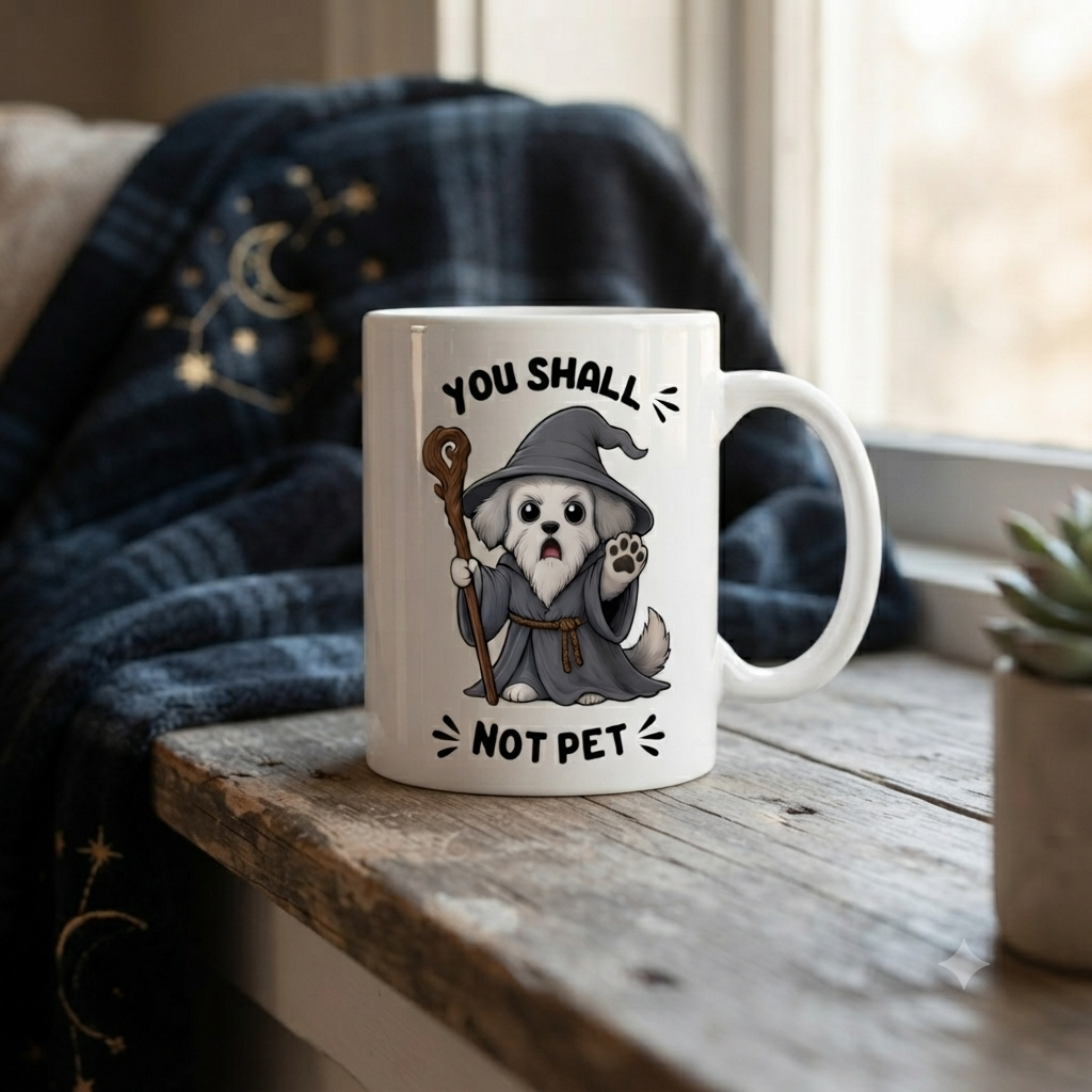 Tasse personnalisée You Shall Not Pet - Chien