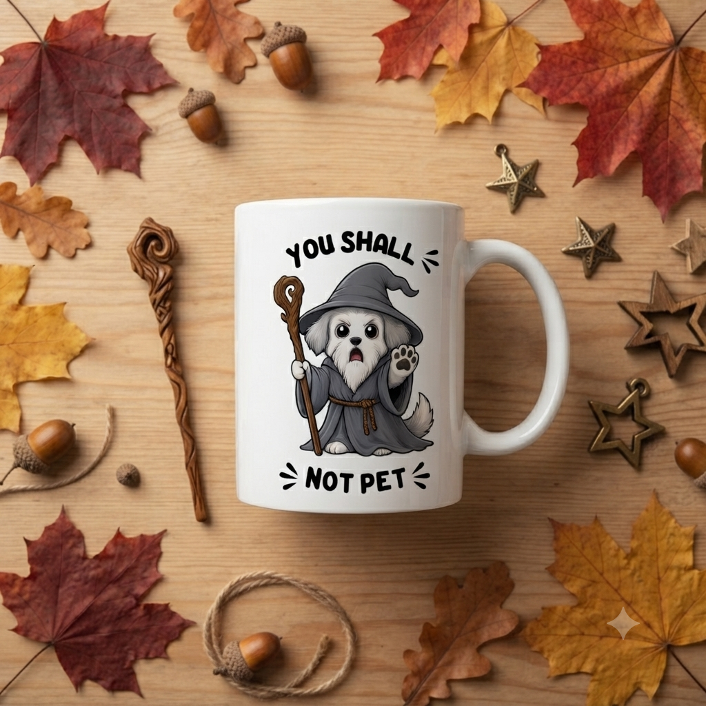 Tasse personnalisée You Shall Not Pet - Chien